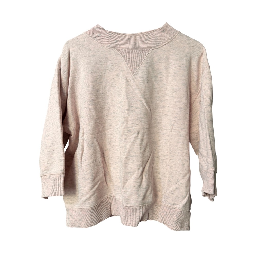 Uniqlo JW Anderson Pink Heathered Crewneck Sweatshirt Size XL